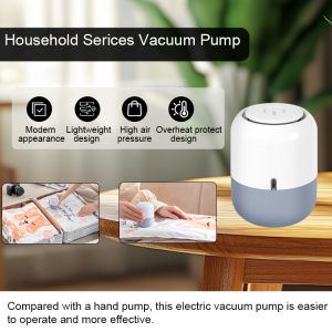mini vacuum pump GR-210 0.65psi  330L/min Flow mini lightweight AC vacuum pump suction pump storage bag compression bag backpack luggage