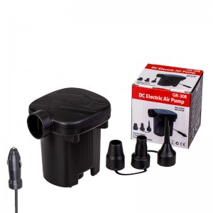 GR-308E Portable Car Charger Air Pump Electric Mattress Air Pump For Camping Mat Inflatable Bed Inflatable Mattress Swimming Ring Inflatable Sofa