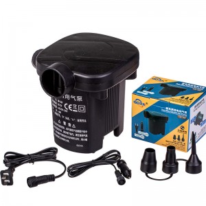 GR-509 Electric Air Pump Home and Vehicle-Powered AC and DC camping mats swimming ring pool airbed air mattress inflatable sofa